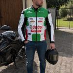 Giacca da Moto in Pelle Johann Zarco Castrol Honda 2025 – Edizione Pro