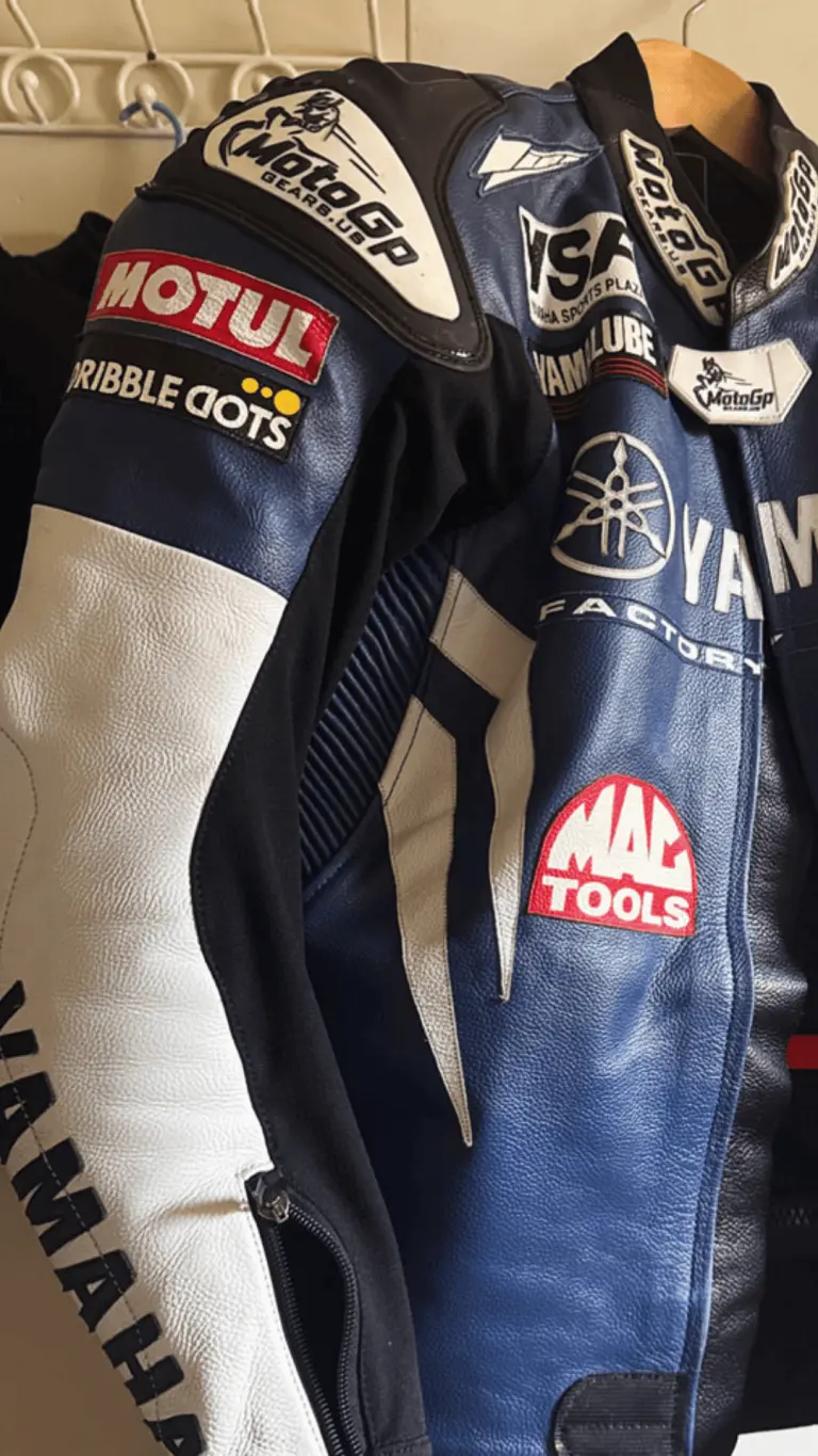 MotoGP Gears customer wearing riding gear