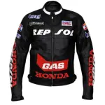 Veste Moto Honda Repsol en Cuir