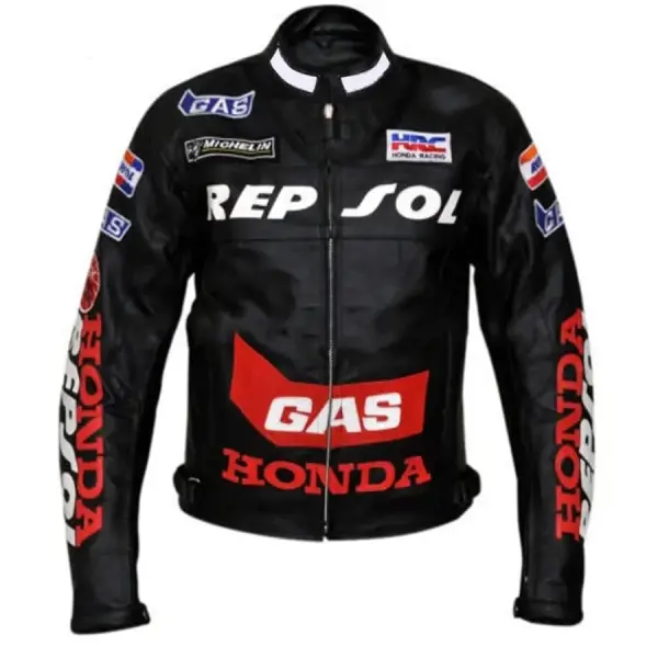 Honda Repsol Motorrad Lederjacke