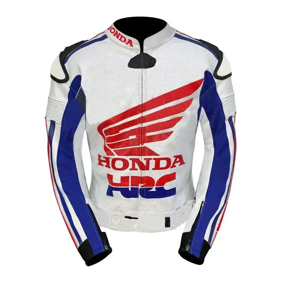 Giacca Moto Uomo Honda HRC in Pelle