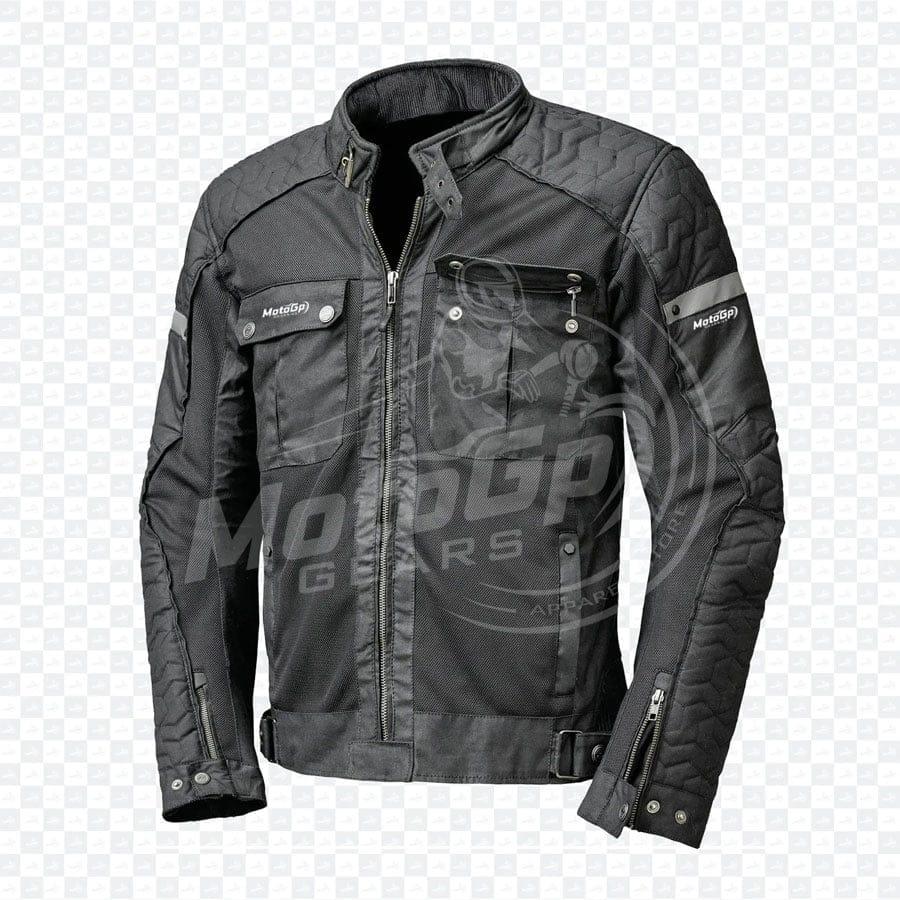 Chaqueta de Carreras de Textil Strato Core Negra – Estilo Supremo