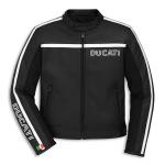 Ducati 80er Herren Schwarze Leder-Motorradjacke