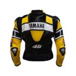 Black & Yellow High-Performance Leather Motorcycle Racing Jacket
