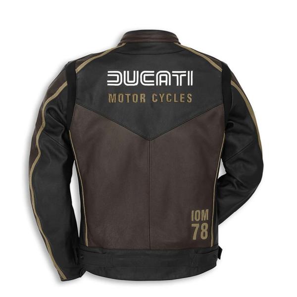 Ducati Motorcycle Cowhide Leather Jacket