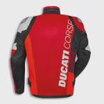 Handmade Men’s Red & White Ducati Racing Leather Jacket
