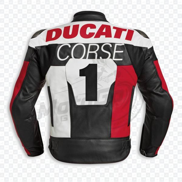 Veste en cuir moto racing Ducati Corse C5