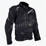 Chaqueta de Carreras de Textil Fusion Xcel Negra – Protección y Estilo Máximos