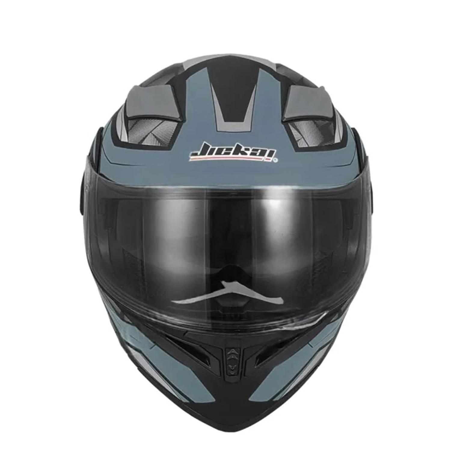 Casco Moto Modulabile Jiekai JK902 Grigio Astratto – Certificato DOT | Doppia Visiera | Bluetooth Ready | Comfort Ventilato