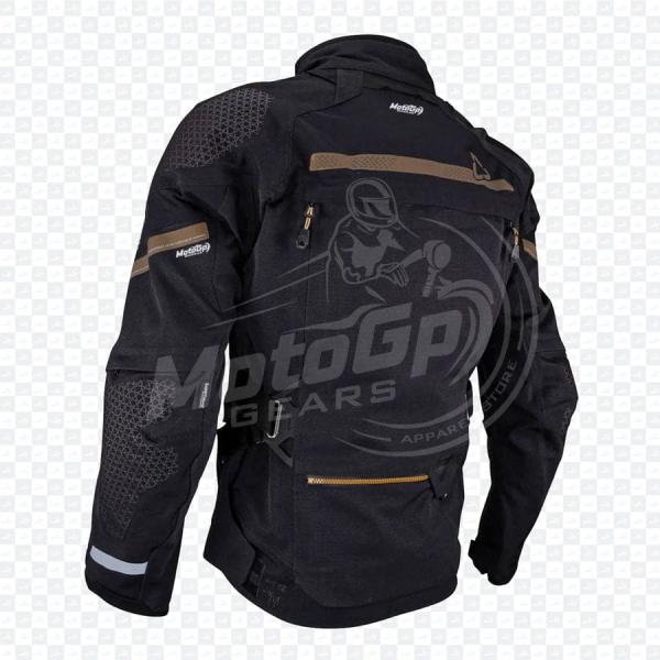 Chaqueta de Carreras de Textil Fusion Xcel Negra – Protección y Estilo Máximos