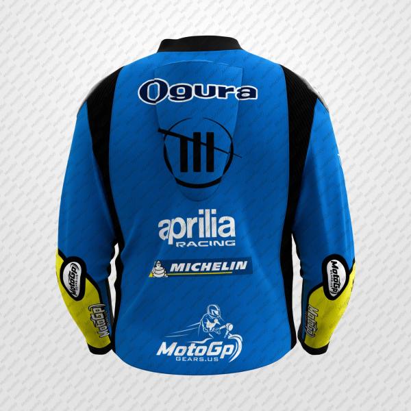 Ai Ogura Aprilia Trackhouse Sky Blue Racing Jacket 2025