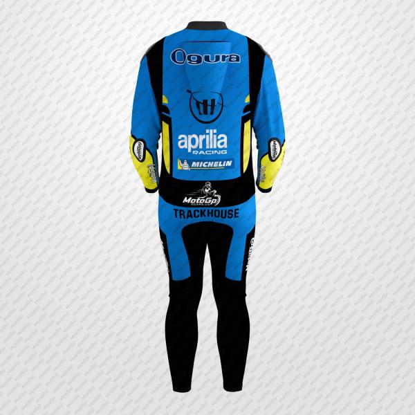 Ai Ogura Trackhouse Sky Blue Aprilia Racing Suit 2025
