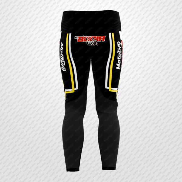 Pantalon Moto Alex Lowes Kawasaki Noir et Vert