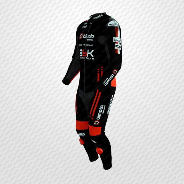 Alex Lowes Kawasaki Bimota Team Leder-Rennanzug – 2025 SBK Edition