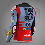 Chaqueta de cuero de carrera Alex Marquez 2024 Ducati Gresini – Chaqueta Oficial MotoGP