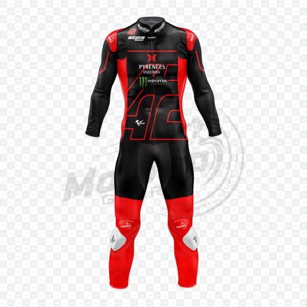 Exklusiver Alex Rins LCR Honda Winter Test Leder-Rennanzug