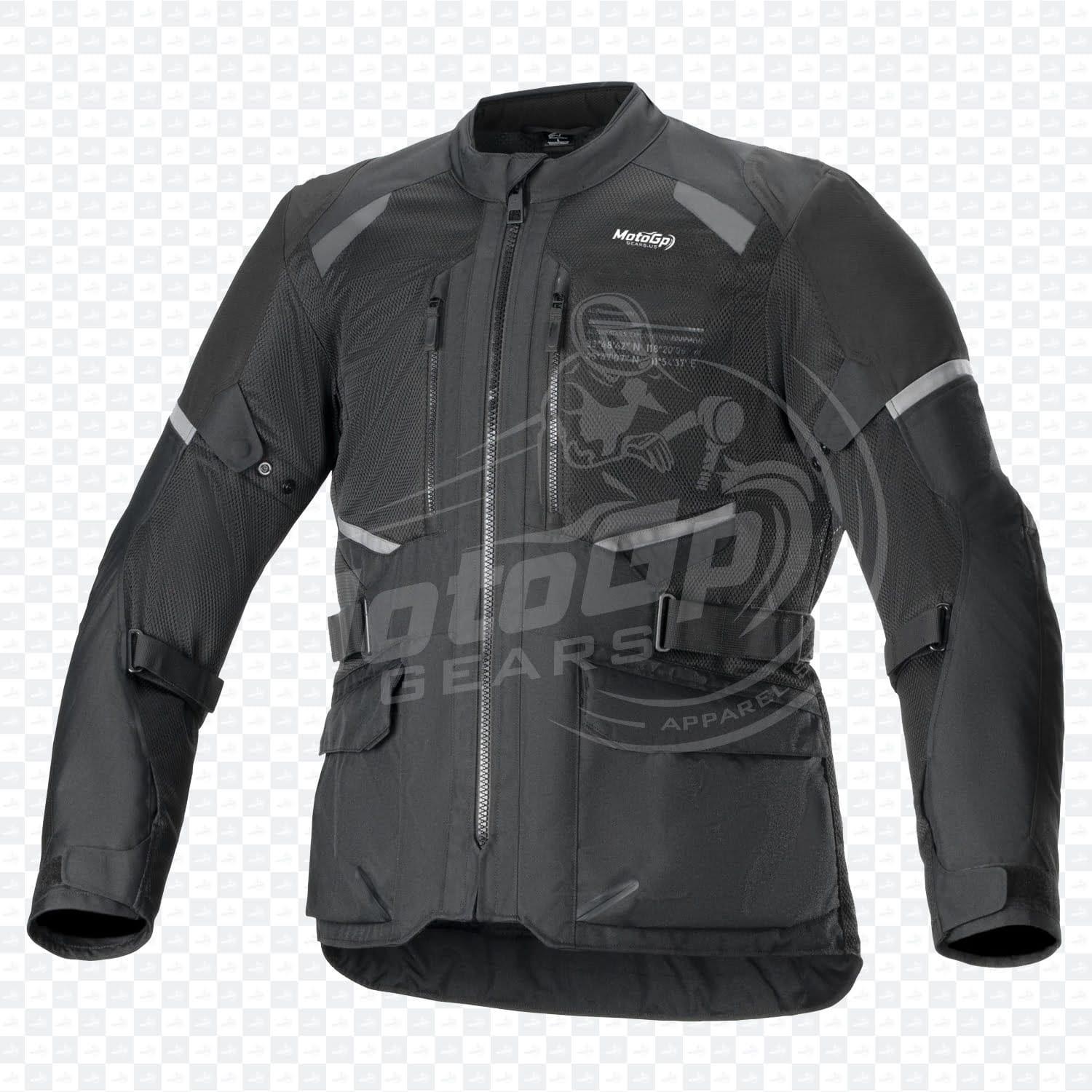 Opti Max Black Textile Racing Jacket Superior Riding Performance