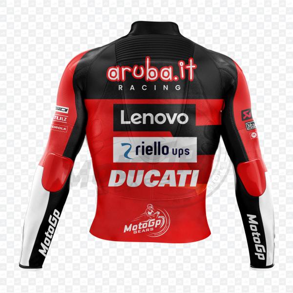Giacca in Pelle Alvaro Bautista Ducati Aruba SBK 2023 – Replica Ufficiale