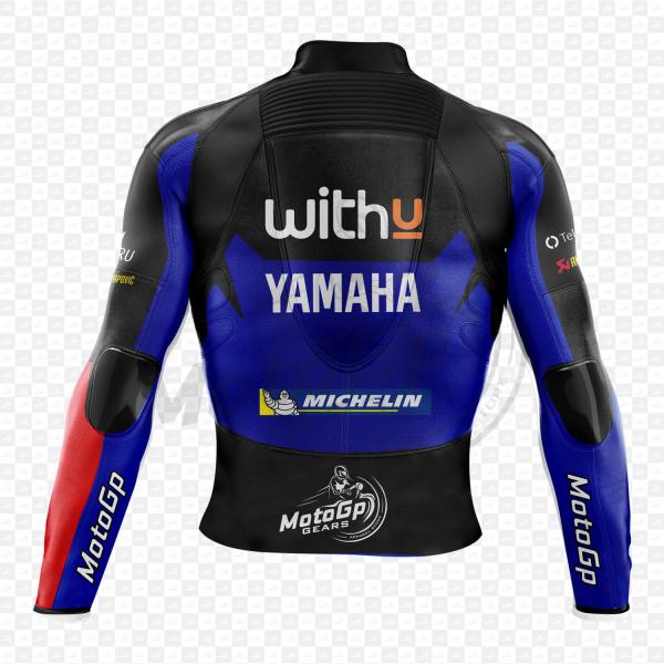 Andrea Dovizioso Yamaha Chaqueta de Cuero para Moto – Edición 2022
