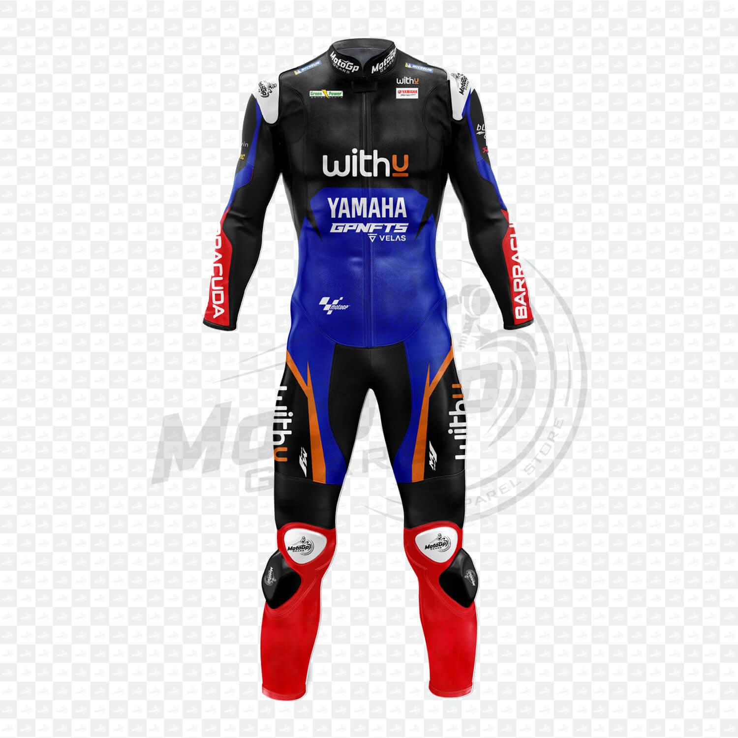 Andrea Dovizioso Yamaha Leather Motorcycle Racing Suit – 2022 Edition