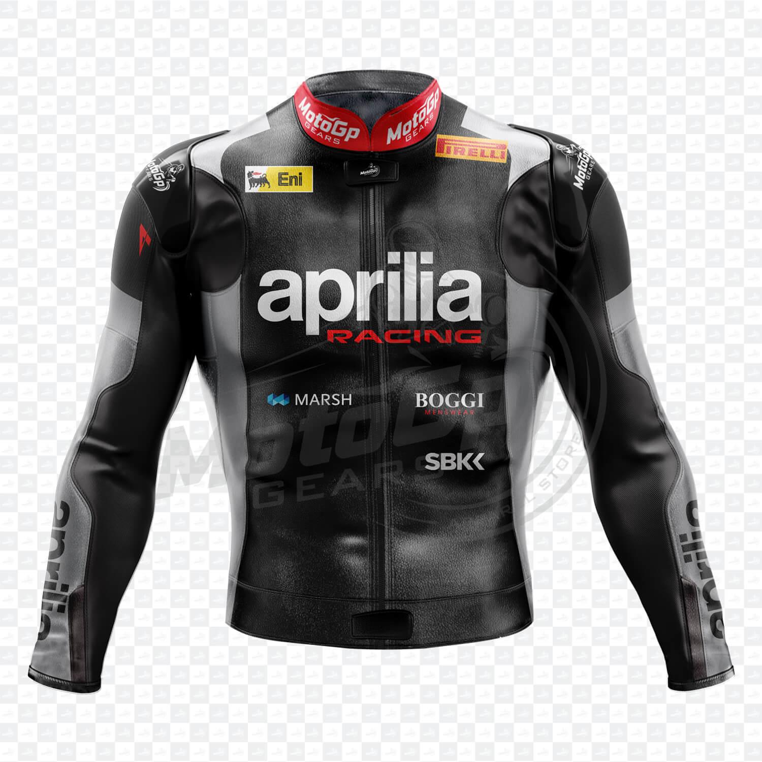 Aprilia Jordi Torres 2015 Motorrad WSBK Lederjacke