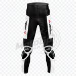 Pantalón de Cuero Moto Leon Haslam Aprilia