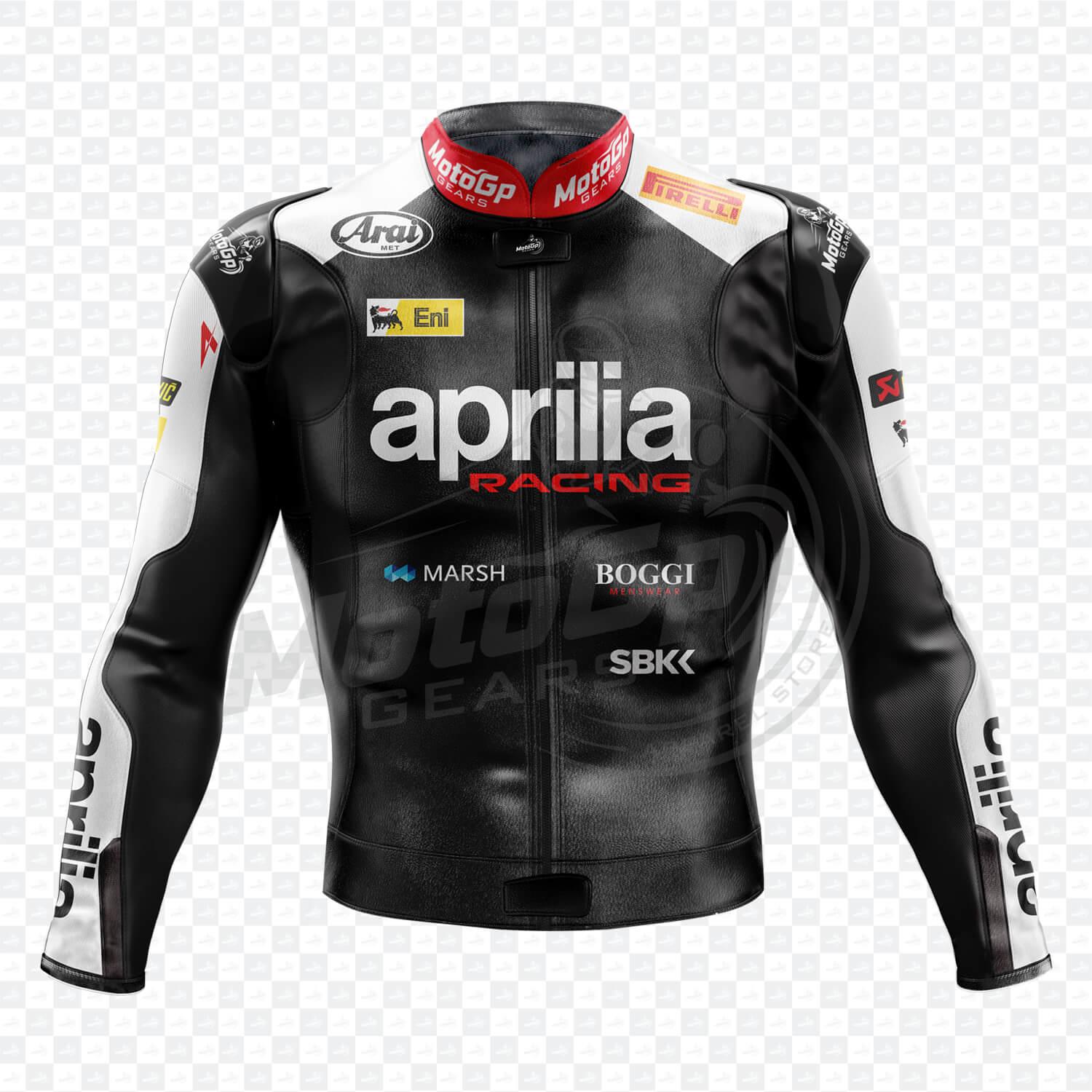 Aprilia Leon Haslam 2015 Leather Jacket