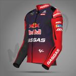 Chaqueta de Moto Augusto Fernandez Red Bull GasGas 2024 – Cuero Profesional MotoGP