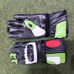 Motorcycle Racing Protective Gloves - Cowhide Leather