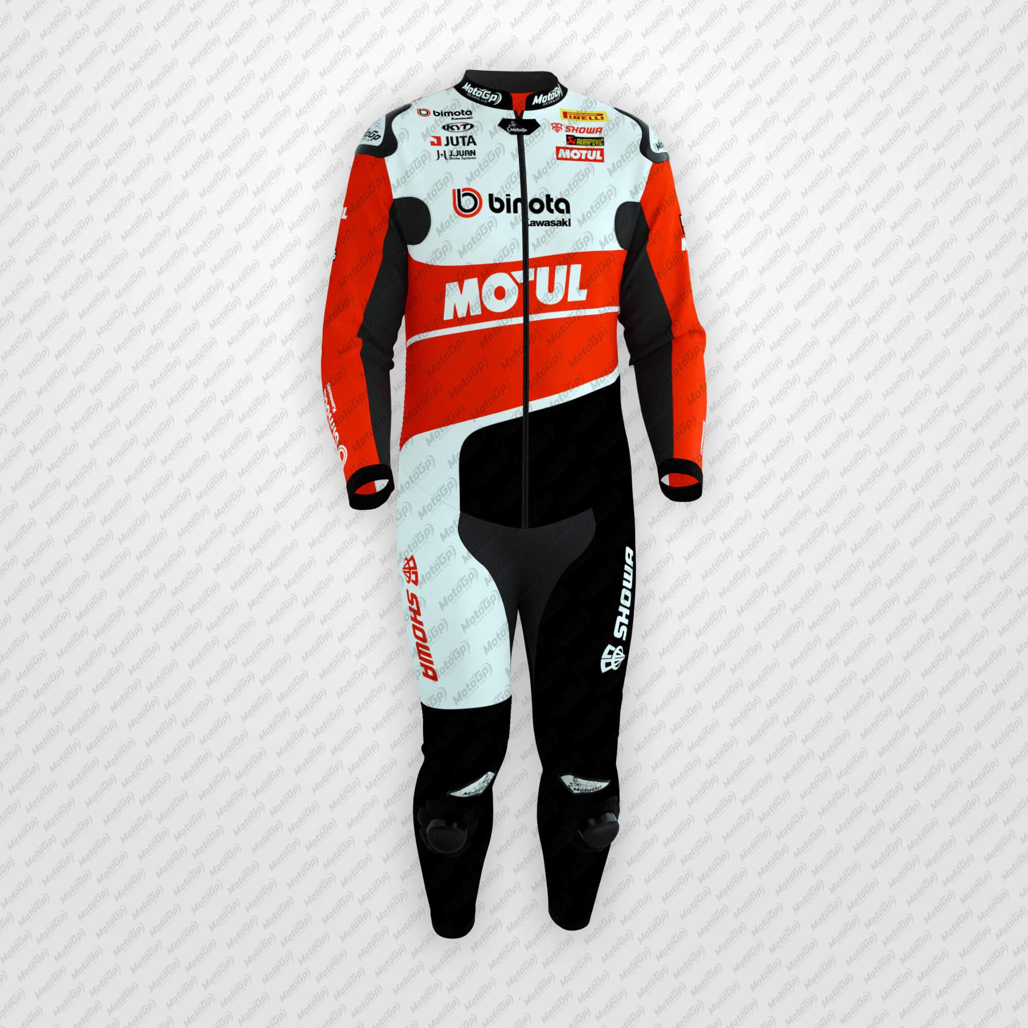 Alex Lowes Bimota Kawasaki Leather Moto Suit – Professional Racing Performance Gear