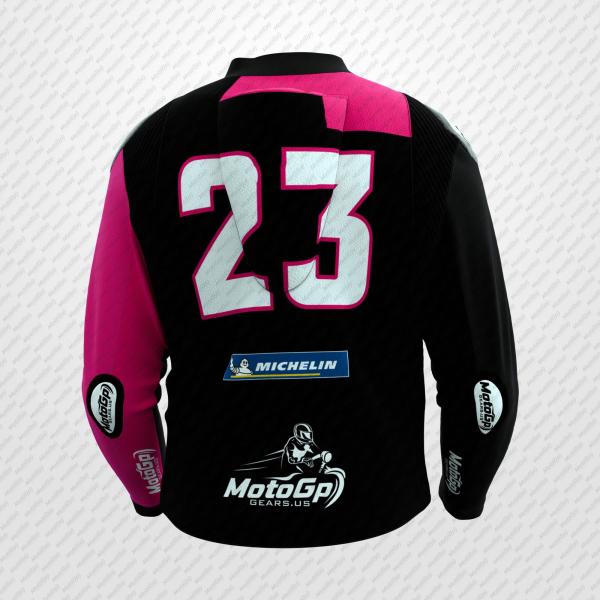 Giacca da Corsa in Pelle Enea Bastianini – 2024 Black Edition