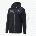 Sweat à capuche zippé BMW Motorsports – Noir