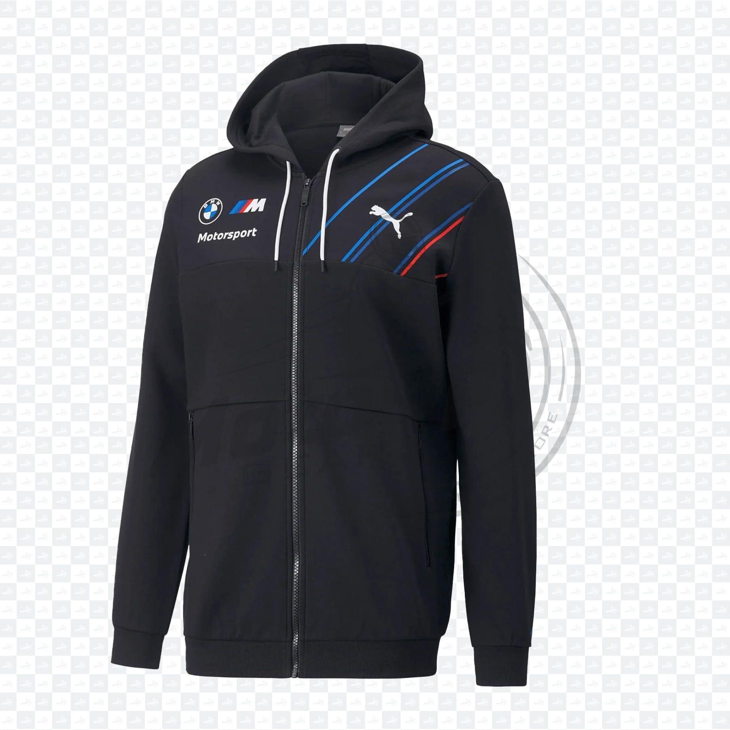 Sweat à capuche zippé BMW Motorsports – Noir