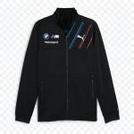 BMW Motorsports Puma Team Track Jacket – Schwarze Rennjacke