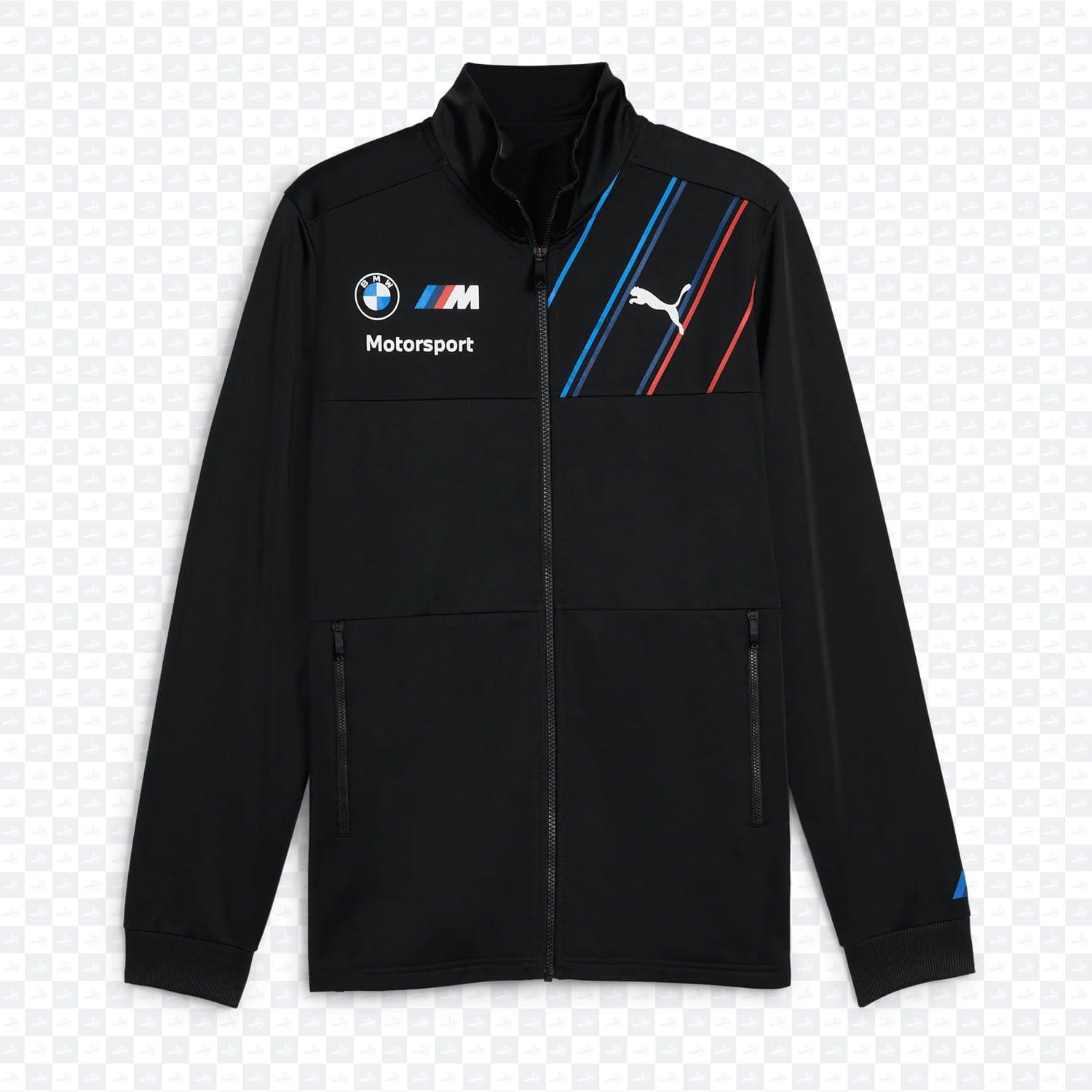 BMW Motorsports Puma Team Track Jacket – Schwarze Rennjacke