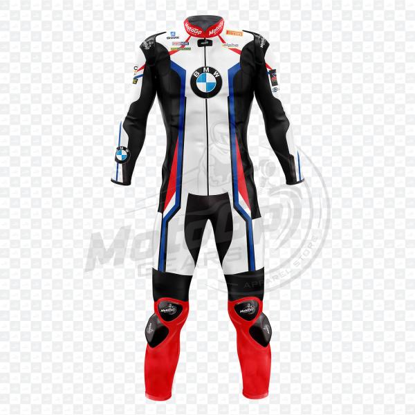 Combinaison Moto BMW Tom Sykes 2019 WSBK en Cuir