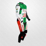 Combinaison en Cuir Johann Zarco Castrol Honda 2025 – Sur Mesure