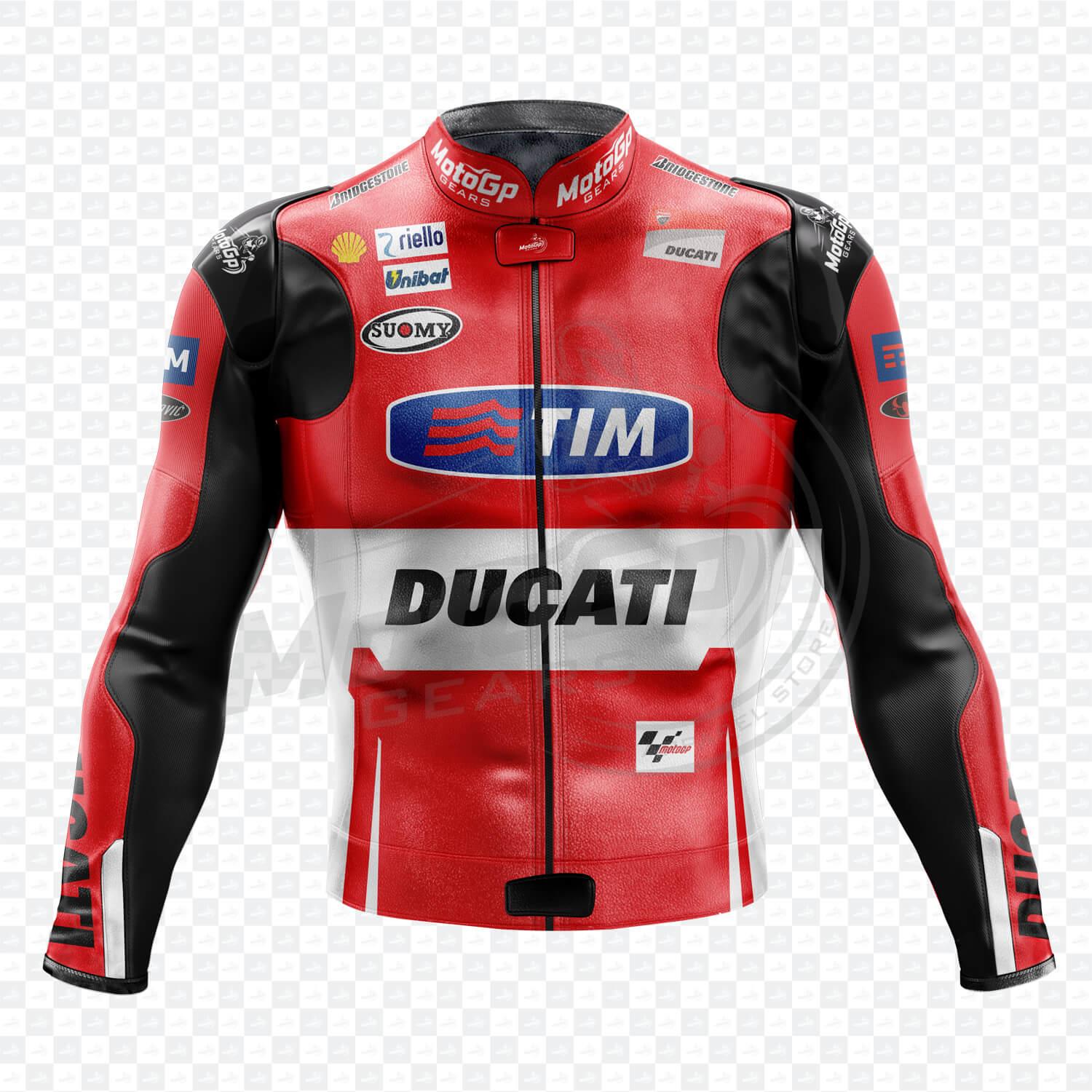 Ducati Andrea Dovizioso 2015 Red Biker Jacket