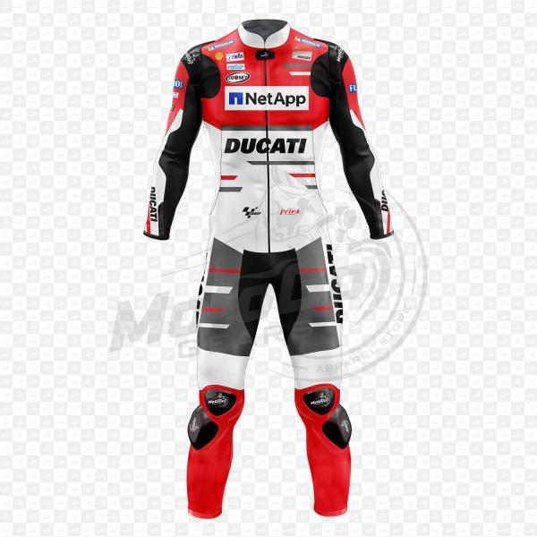 Combinaison Moto en Cuir Ducati Andrea Dovizioso 2018
