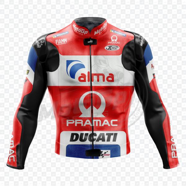 Giacca in Pelle Ducati Danilo Petrucci 2018 Red Biker
