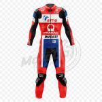 Combinaison Moto en Cuir Ducati Andrea Dovizioso 2018 Racing Black