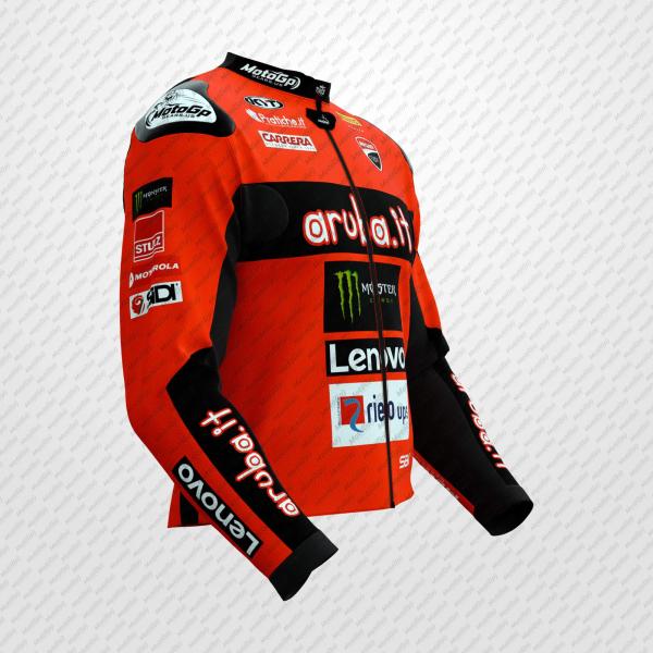 Chaqueta de Cuero Nicolo Bulega Ducati Aruba.it 2025 – Edición Premium