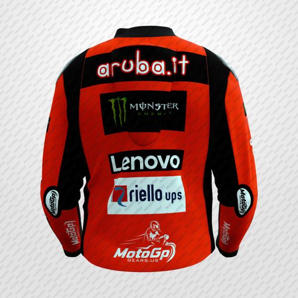 Chaqueta de Cuero Nicolo Bulega Ducati Aruba.it 2025 – Edición Premium