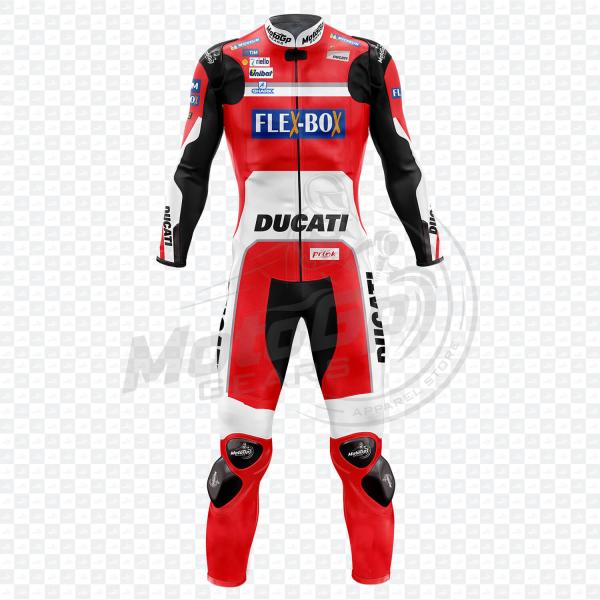 Ducati Jorge Lorenzo 2017 Ein- oder Zweiteiliger Lederanzug