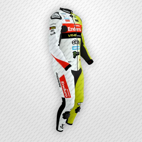 Combinaison Moto Fabio Di Giannantonio VR46 Team Ducati 2025 – Cuir Premium Certifiée CE