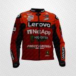Combinaison en Cuir Francesco Bagnaia Lenovo Ducati MotoGP – Édition Premium Certifiée CE