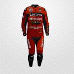 Combinaison en Cuir Francesco Bagnaia Lenovo Ducati MotoGP – Édition Premium Certifiée CE