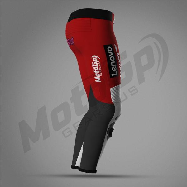 Francesco Bagnaia Ducati Lenovo 2024 Leder-Rennhose – CE-zertifizierter Schutz
