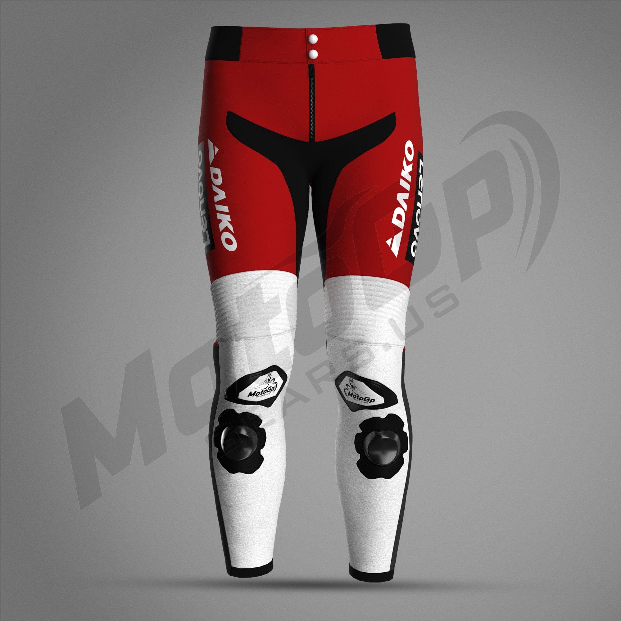 Francesco Bagnaia Ducati Lenovo 2024 Leder-Rennhose – CE-zertifizierter Schutz