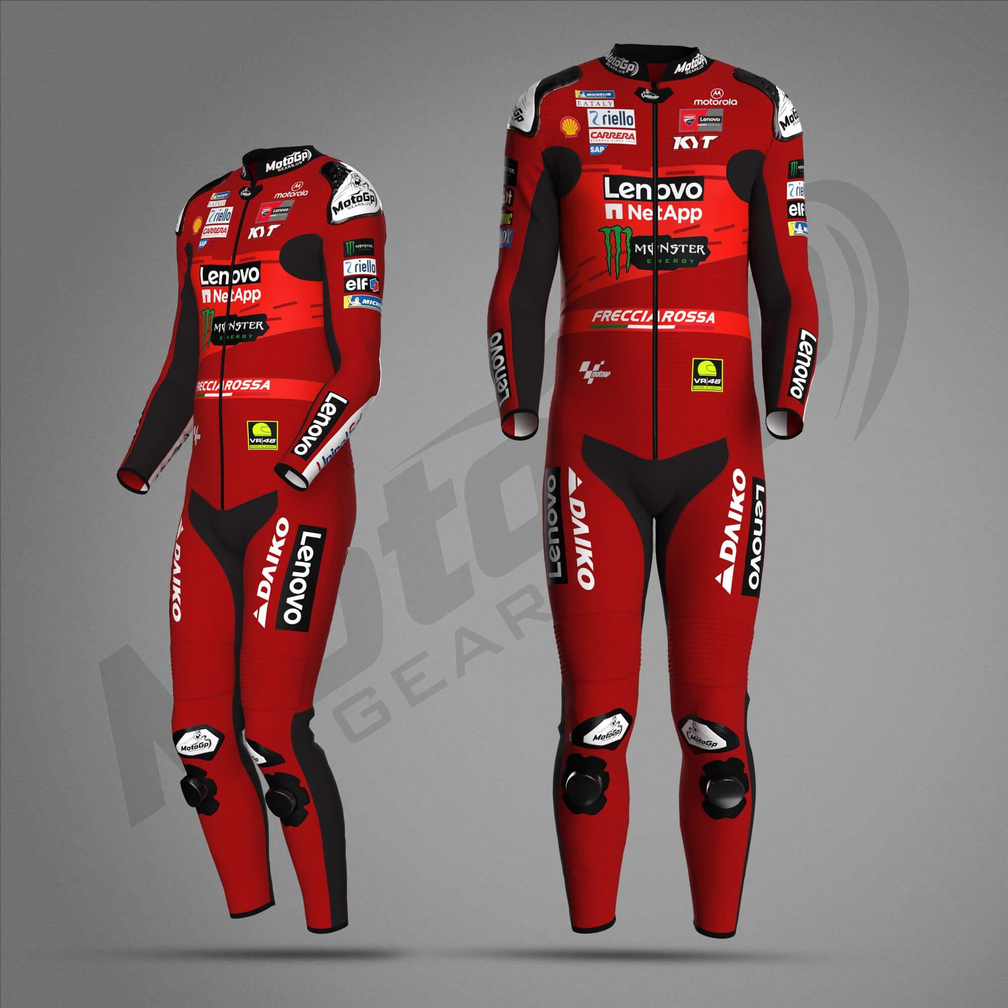 Tuta in Pelle Francesco Bagnaia Ducati Lenovo – Su Misura